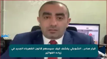 قرار صادر.. الشوبكي يكشف كيف سيسهم قانون الكهرباء الجديد في زيادة الفواتير